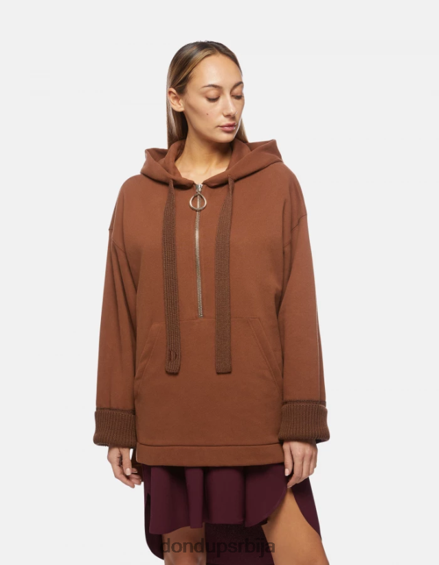 превелика дуксерица Жене 662008446 циоццолато DONDUP Одећа