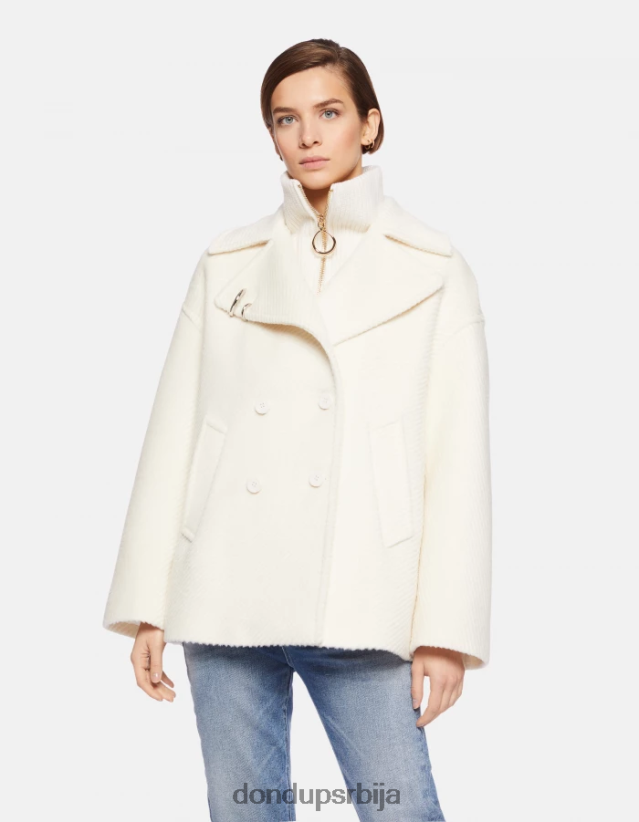 дупли платнени капут Жене 662008341 алабастро DONDUP Одећа