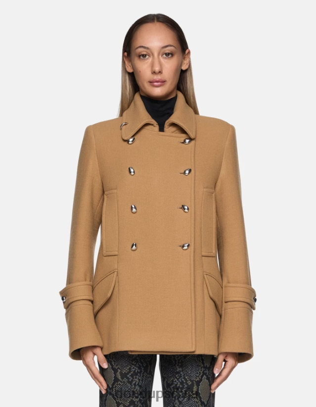 дупли платнени капут Жене 662008345 цимет DONDUP Одећа