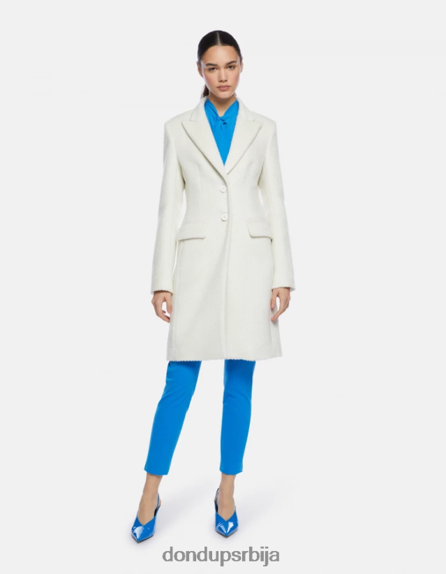 једноструки сукнени капут Жене 662008356 алабастро DONDUP Одећа