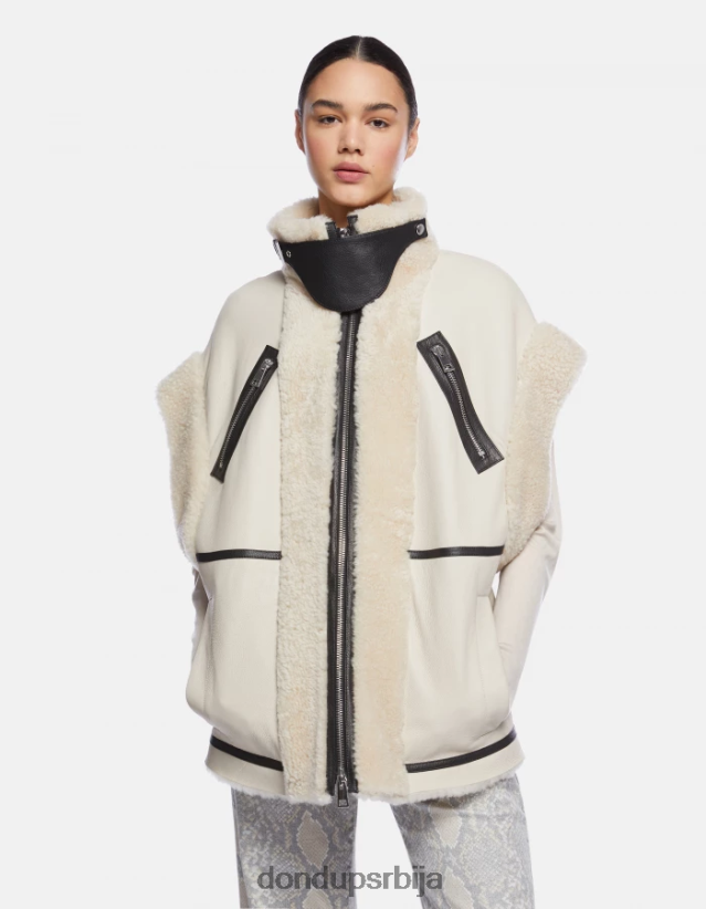 широки прслук од стриже Жене 662008361 бурро DONDUP Одећа