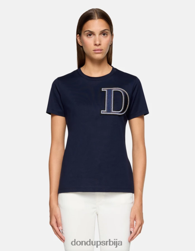 мајица од обичног дреса Жене 662008416 Морнарско плаво DONDUP Одећа