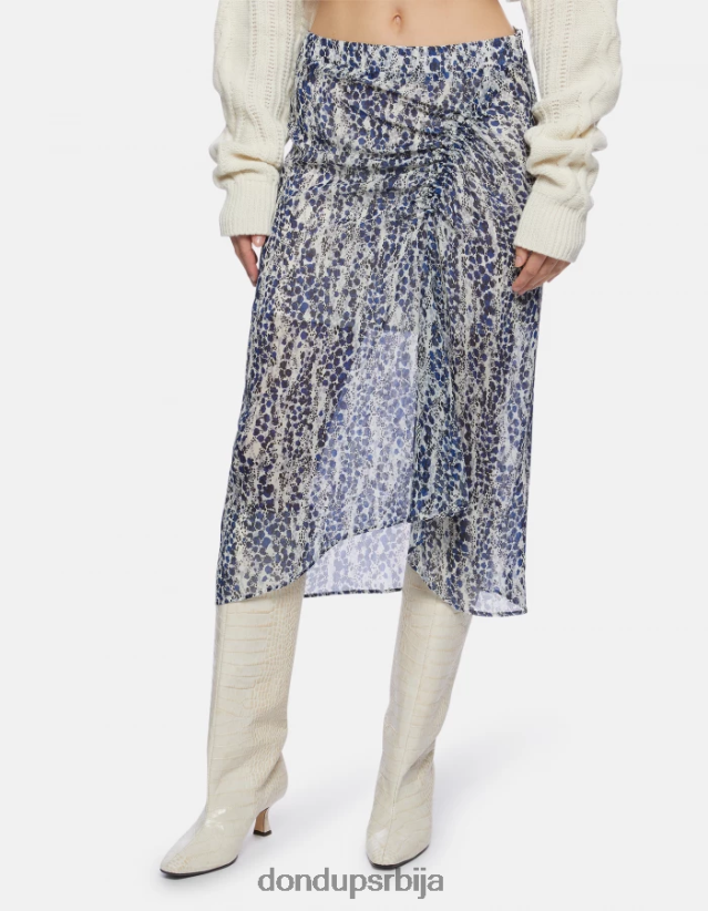 миди жоржет сукња Жене 662008401 бурро DONDUP Одећа