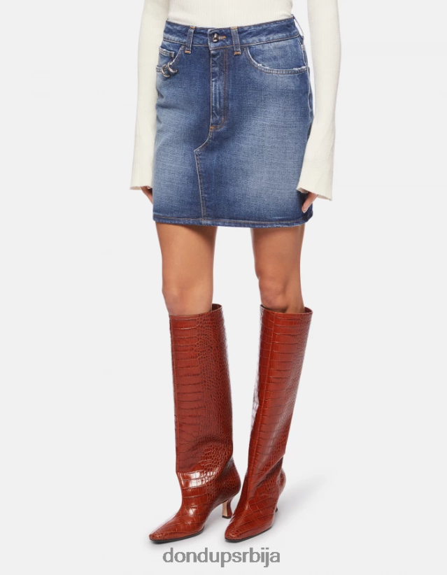 кратка крута тексас сукња Жене 662008404 Плави DONDUP Одећа