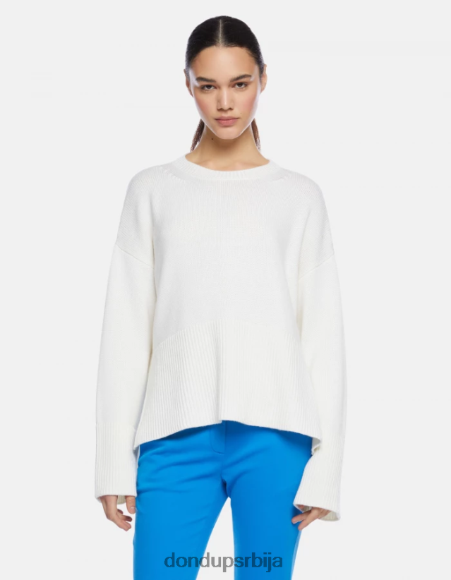 вунени џемпер са округлим изрезом Жене 662008298 алабастро DONDUP Одећа