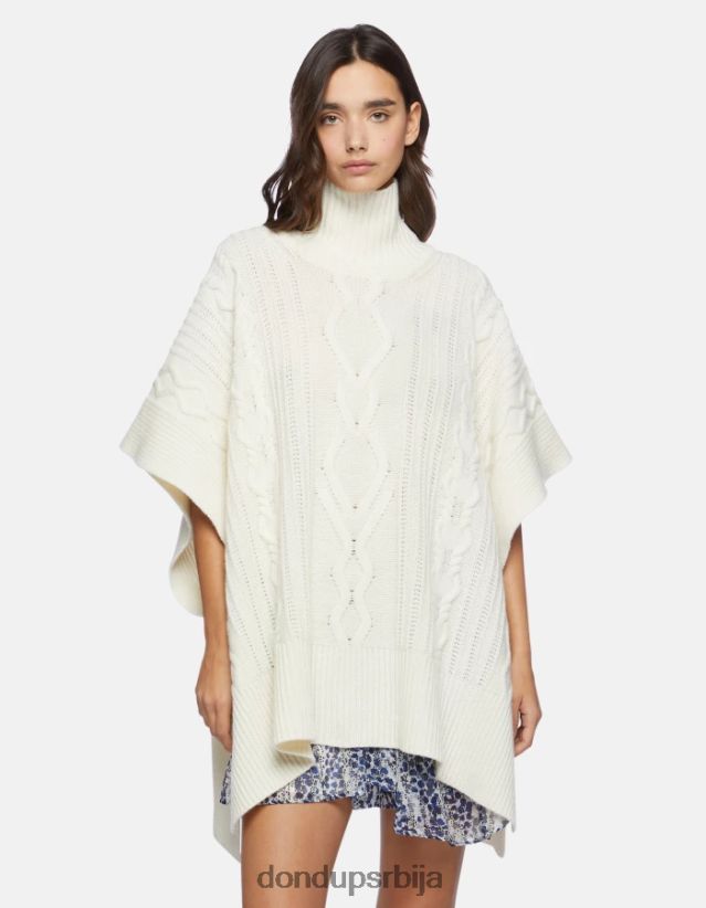 велики вунени пончо Жене 662008310 бурро DONDUP Одећа