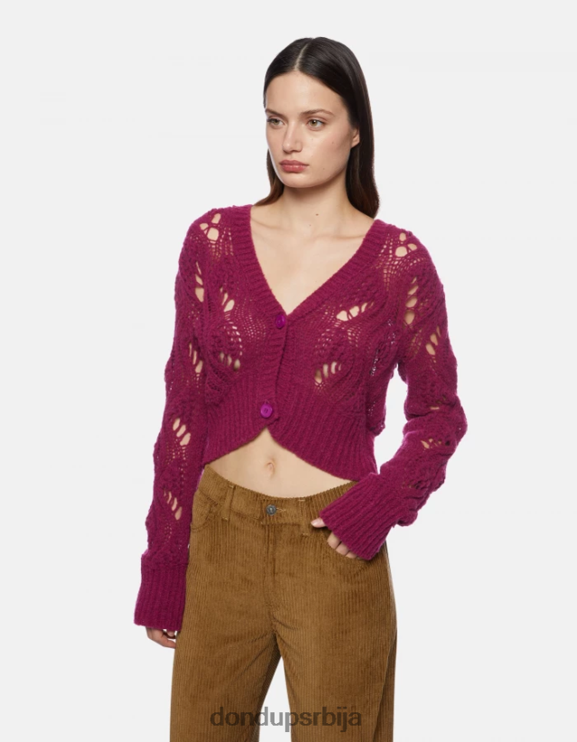 слим-фит вунени кардиган Жене 662008314 барбабиетола DONDUP Одећа