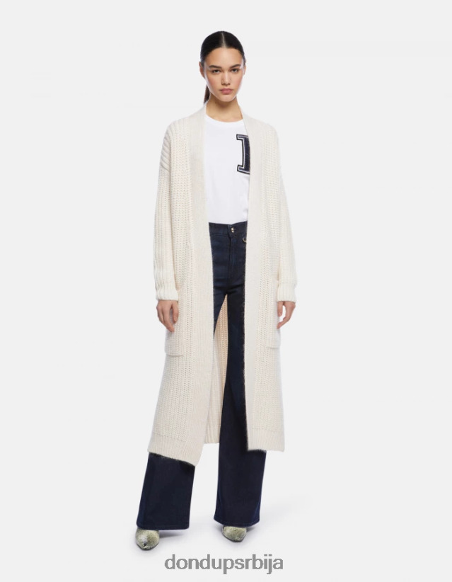 вунени кардиган нормалног кроја Жене 662008322 бурро DONDUP Одећа