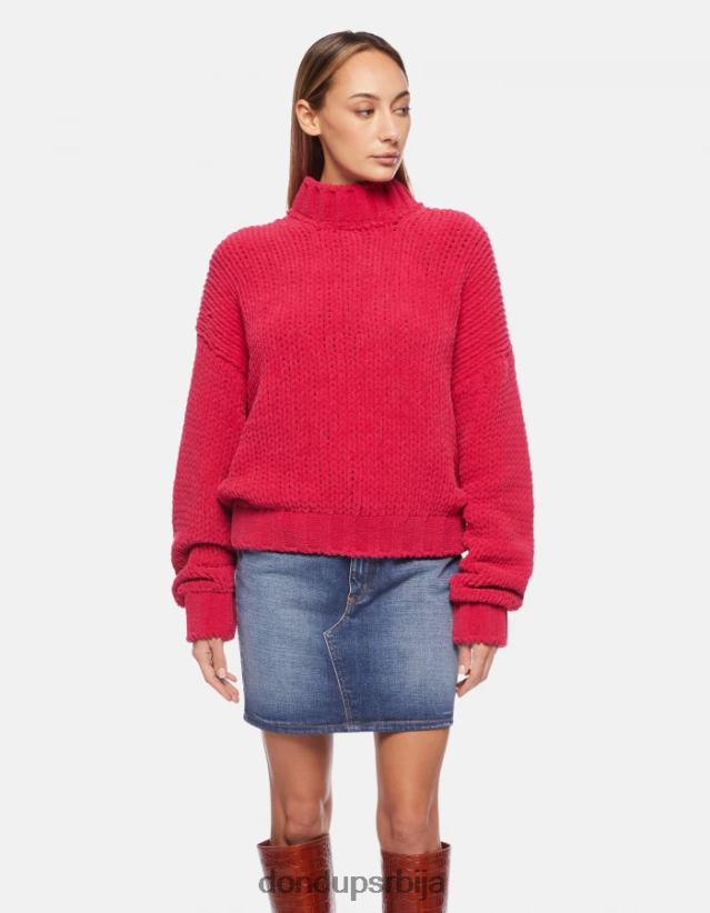 џемпер од женила са округлим изрезом Жене 662008325 орхидеја DONDUP Одећа џемпер од женила са округлим изрезом Жене 662008325 орхидеја DONDUP Одећа