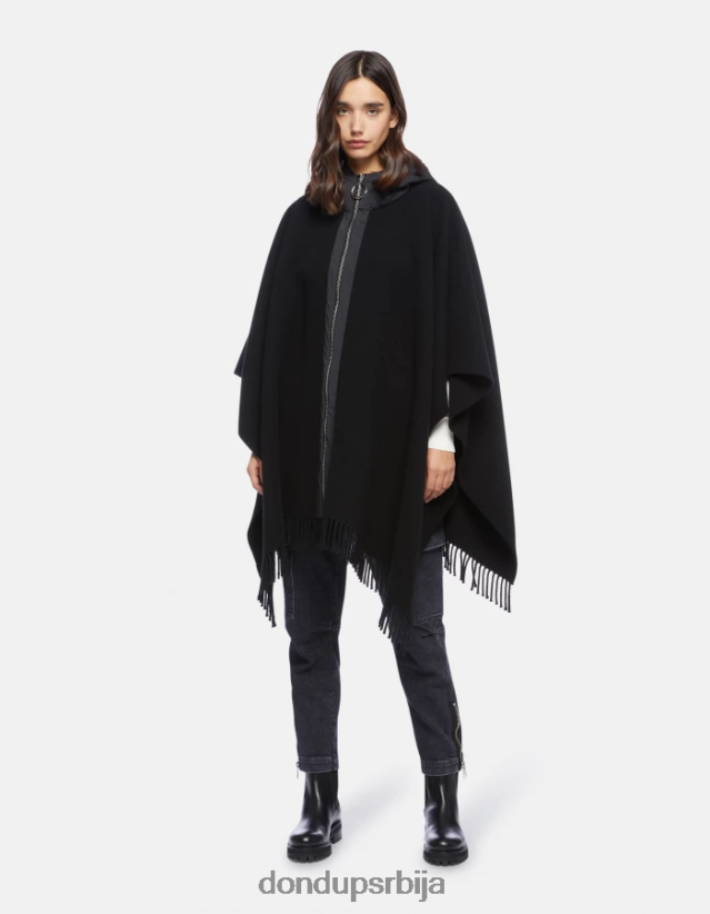 вунени и најлонски огртач Жене 662008471 црн DONDUP Прибор