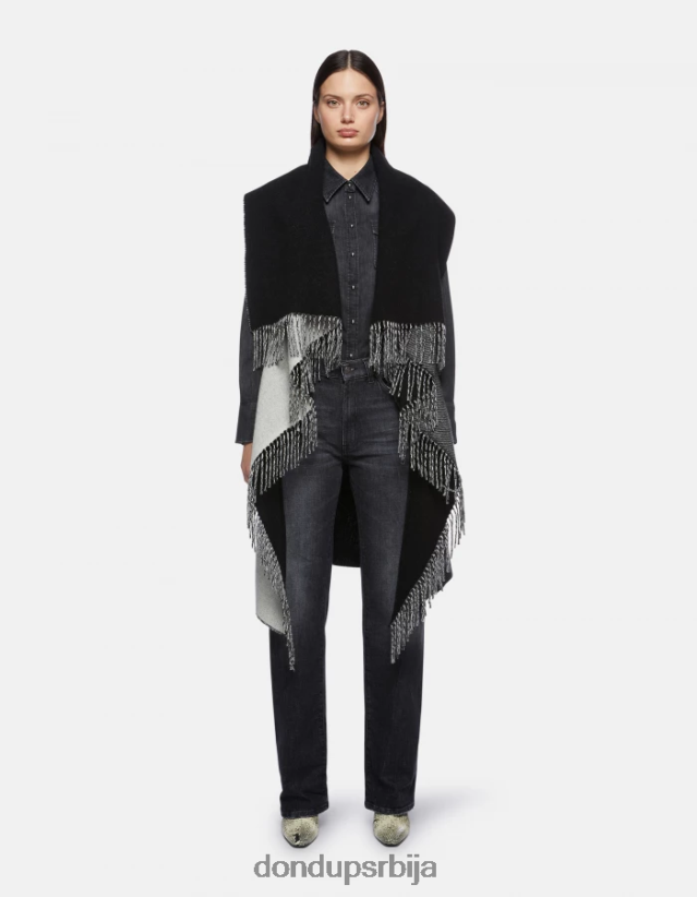 вунени огртач Жене 662008504 бела и кремаста DONDUP Прибор