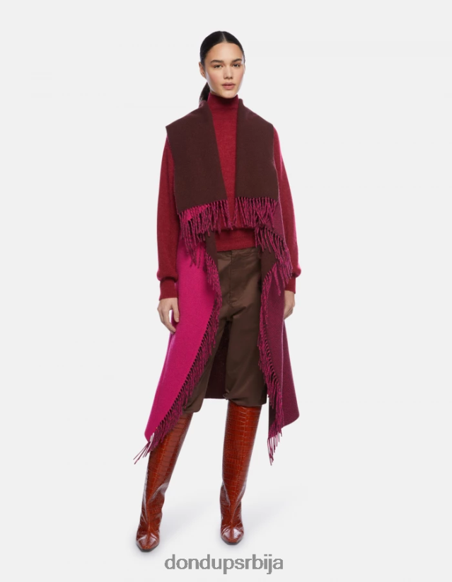 вунени огртач Жене 662008505 фуксија и љубичица DONDUP Прибор