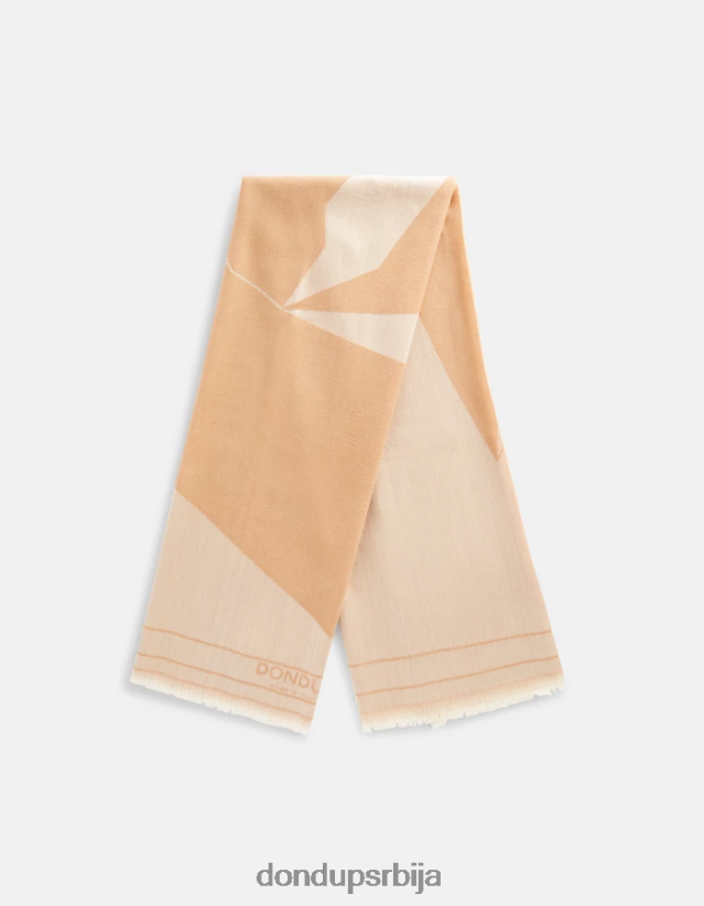 вунени шал Жене 662008544 бело и крем DONDUP Прибор