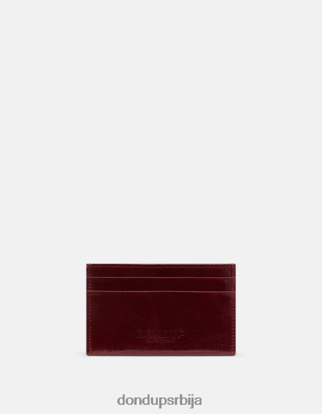 држач картице од сјајне коже Жене 662008509 пругна DONDUP Прибор