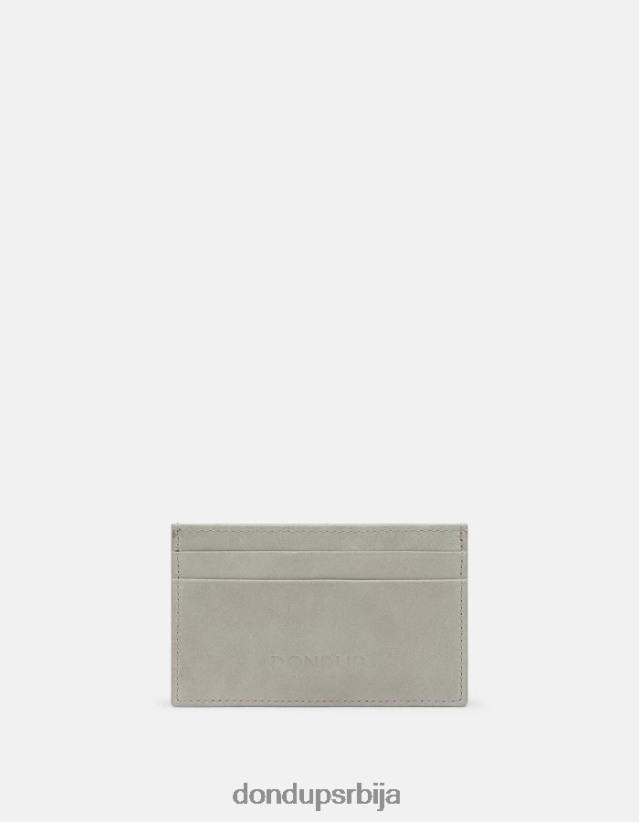 држач картице од сјајне коже Жене 662008511 светло сива DONDUP Прибор