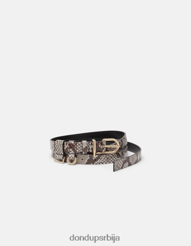 кожни каиш са ефектом питона Жене 662008474 природним DONDUP Прибор