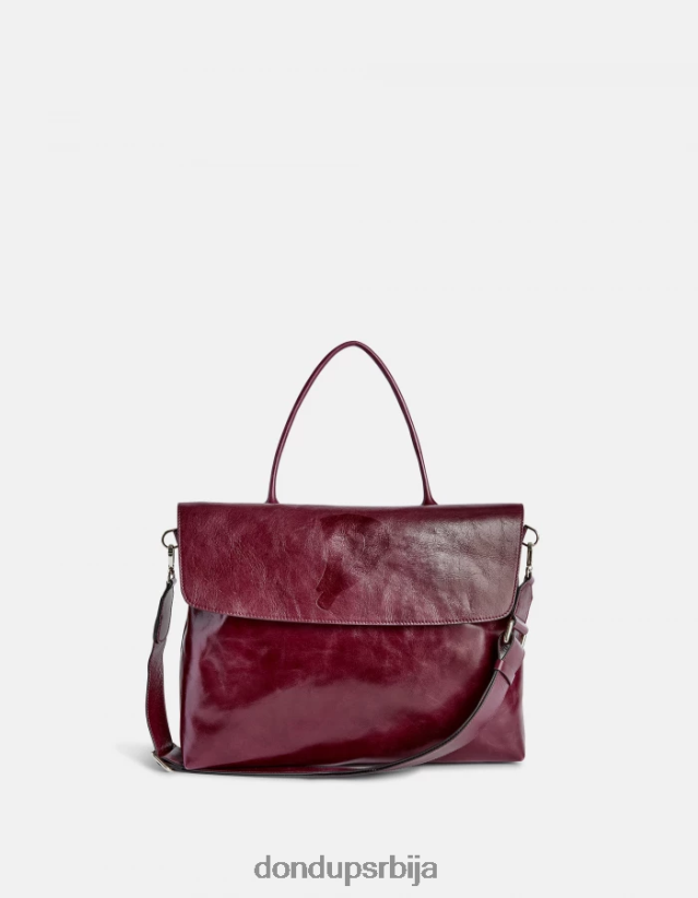 торба од сјајне коже Жене 662008486 пругна DONDUP Прибор