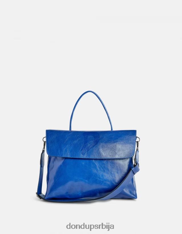 торба од сјајне коже Жене 662008487 тиркизно DONDUP Прибор