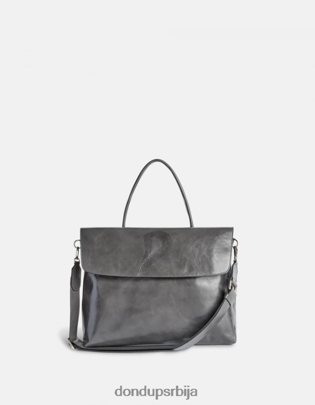 торба од сјајне коже Жене 662008489 фумо DONDUP Прибор