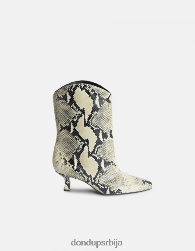 чизме од коже са ефектом питона Жене 662008466 бурро DONDUP обућа