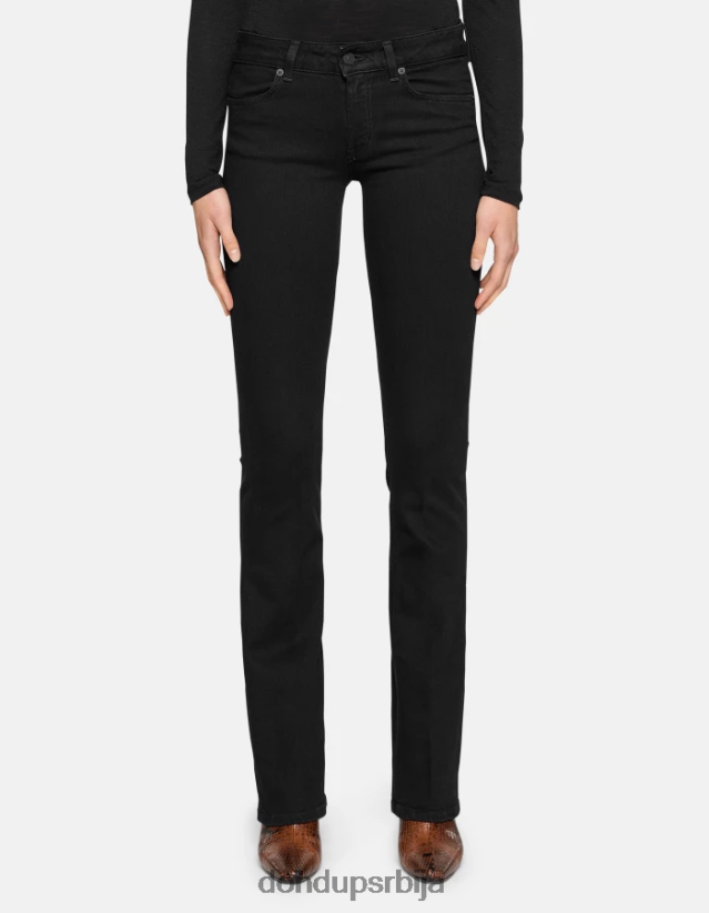 лола боотцут фармерке од растезљивог тексаса Жене 6620087 црн DONDUP Одећа