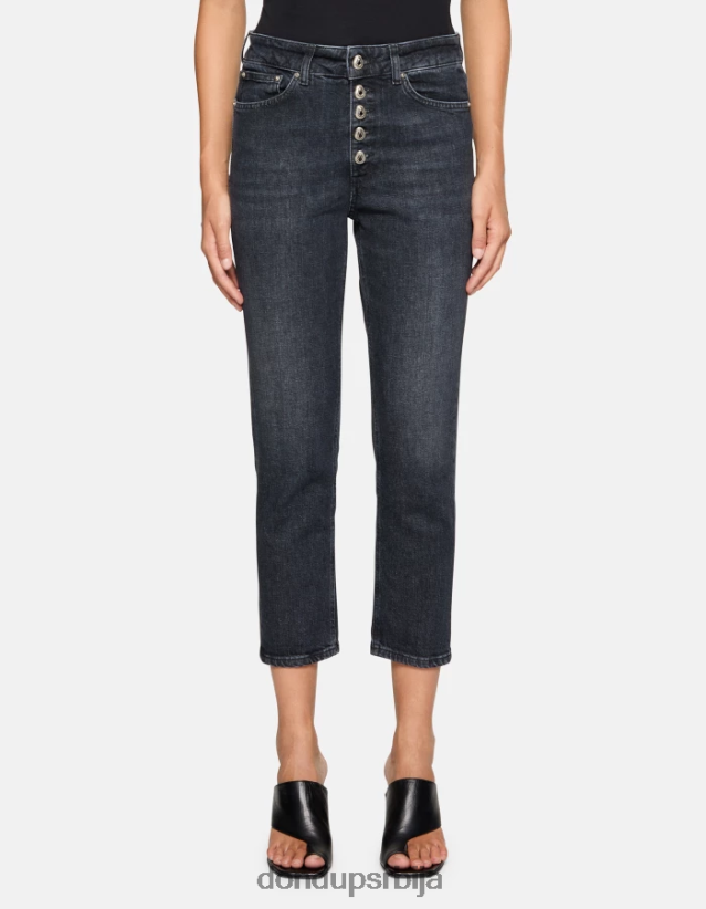 коонс лабаве растезљиве тексас фармерке Жене 662008102 црн DONDUP Одећа коонс лабаве растезљиве тексас фармерке Жене 662008102 црн DONDUP Одећа