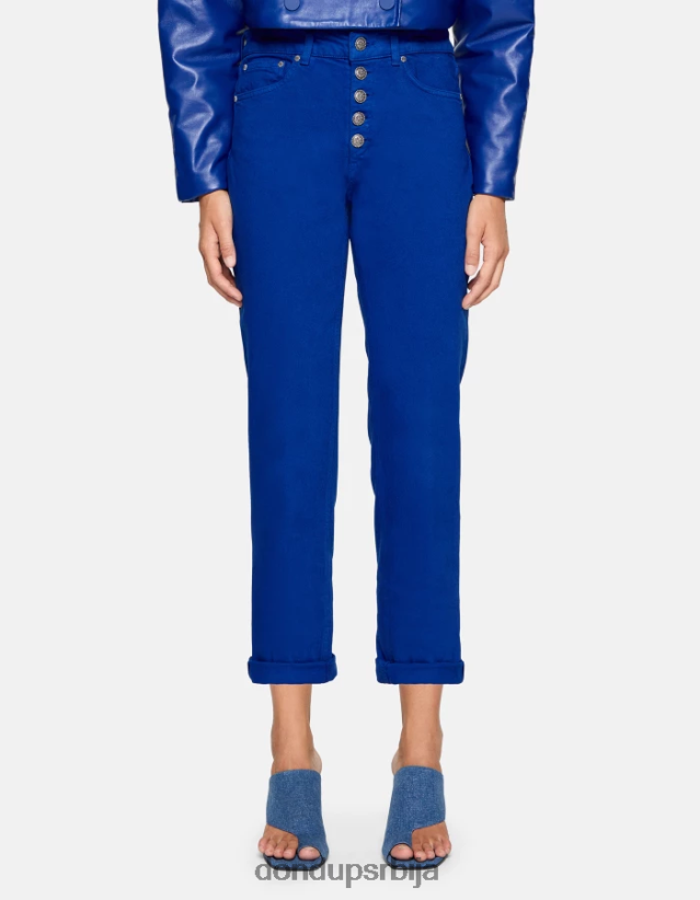 коонс лабаве растезљиве џинс фармерке Жене 66200834 краљевско плаво DONDUP Одећа коонс лабаве растезљиве џинс фармерке Жене 66200834 краљевско плаво DONDUP Одећа
