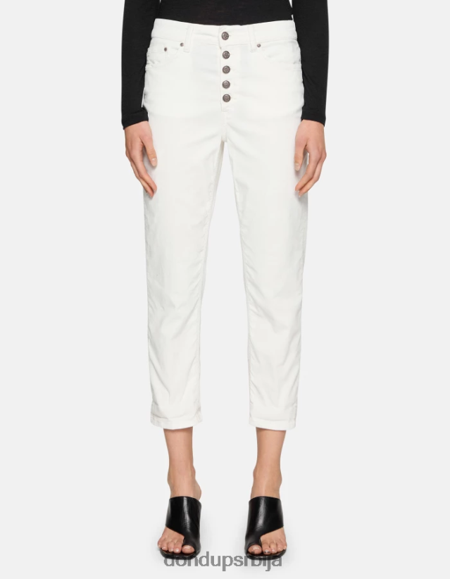 коонс широке сомотне панталоне Жене 66200871 бурро DONDUP Одећа