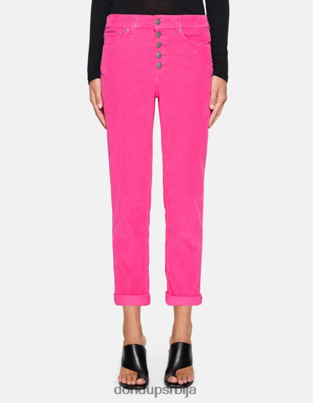 коонс широке сомотне панталоне Жене 66200872 орхидеја DONDUP Одећа