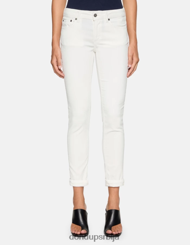 монро уске панталоне од сомота Жене 66200811 бурро DONDUP Одећа