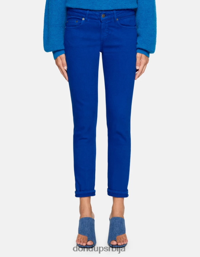 монро уске фармерке у растезљивом дениму Жене 66200825 краљевско плаво DONDUP Одећа