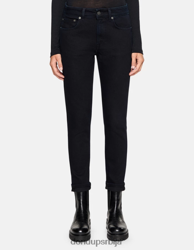 мила стреч трапер фармерке у облику шаргарепе Жене 66200821 блу туарег DONDUP Одећа