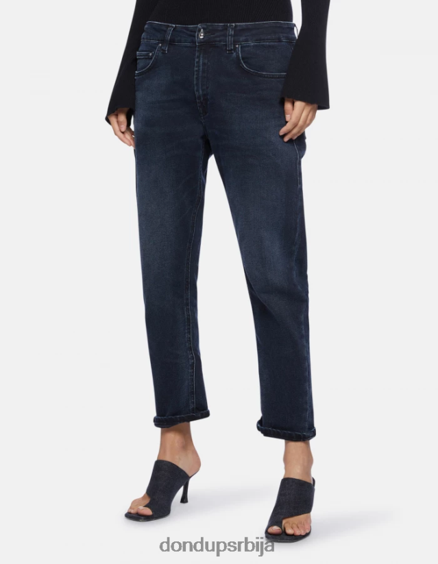 мила стреч трапер фармерке у облику шаргарепе Жене 66200862 блу туарег DONDUP Одећа