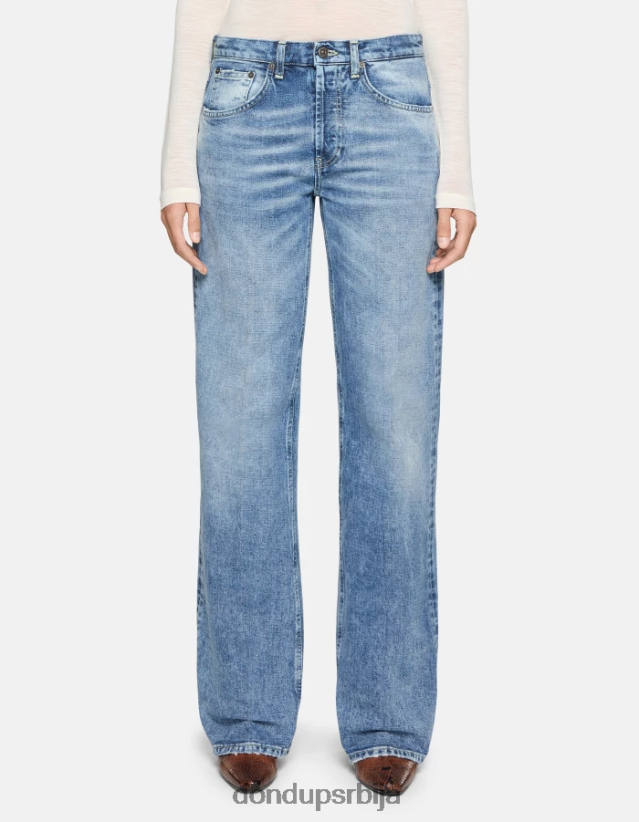 јаклин широке џинс чврсте тексас фармерке Жене 66200881 Плави DONDUP Одећа