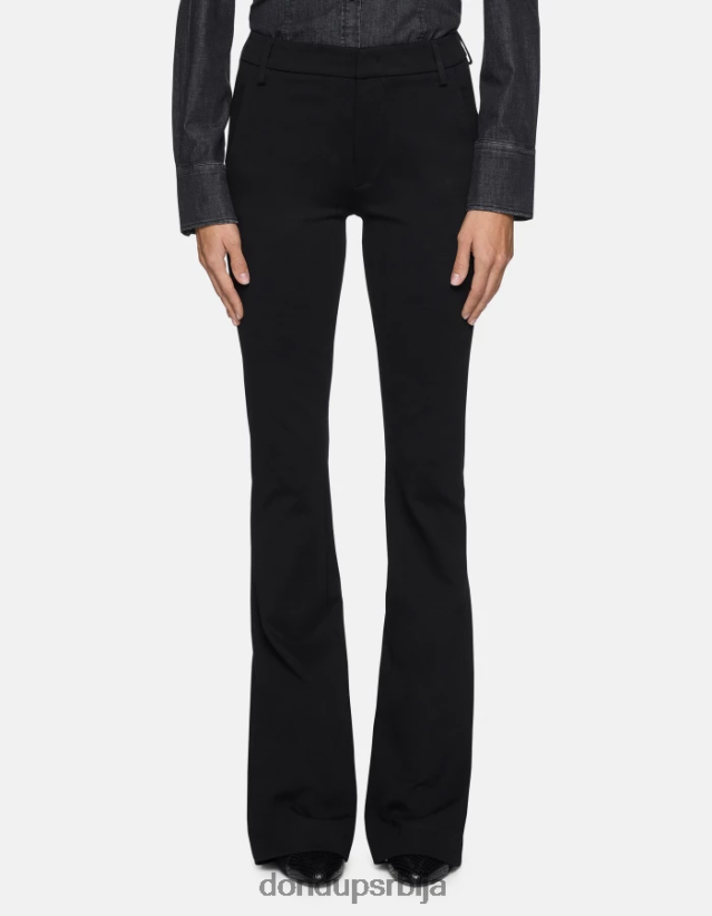 леки боотцут панталоне у дресу Жене 662008204 црн DONDUP Одећа