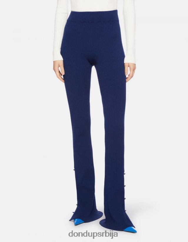 боотцут вискозне панталоне Жене 662008219 Плави DONDUP Одећа