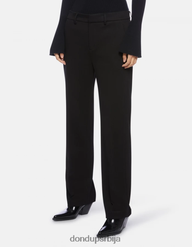 мели панталоне од џерсија 30 инча слободног кроја Жене 662008227 црн DONDUP Одећа