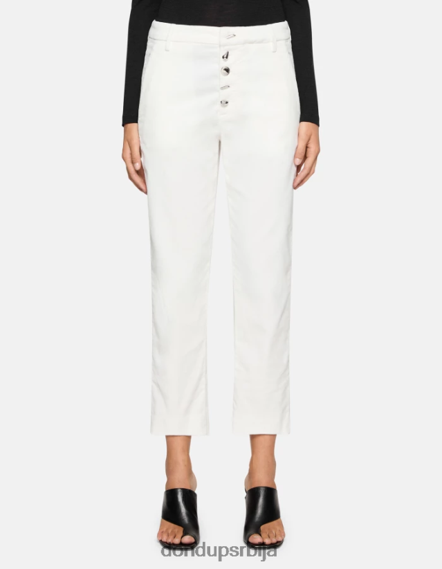 нима широке сомотне панталоне Жене 662008135 бурро DONDUP Одећа