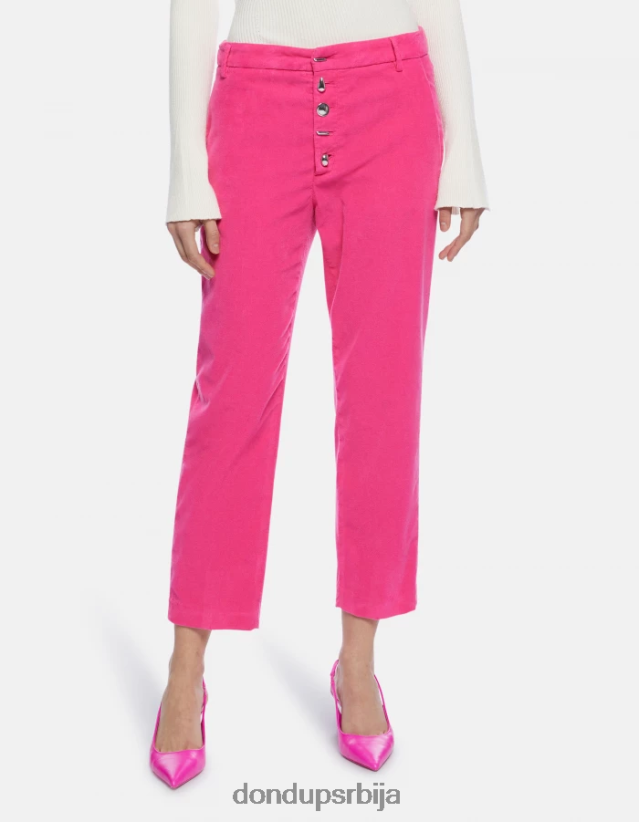 нима широке сомотне панталоне Жене 662008136 орхидеја DONDUP Одећа