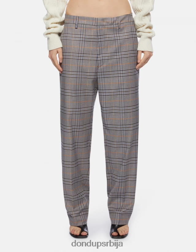 мицаела кариране панталоне принца од Велса Жене 662008210 Плави DONDUP Одећа