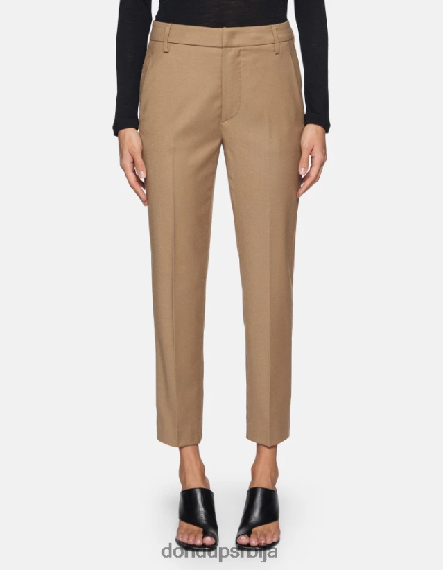 нима фланелске панталоне широког кроја Жене 662008221 Камила DONDUP Одећа