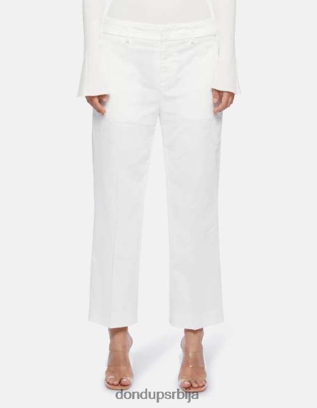 мели сатенске панталоне широког кроја Жене 662008224 алабастро DONDUP Одећа