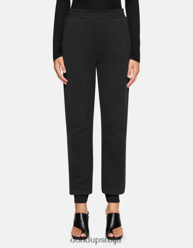 џогере од флиса нормалног кроја Жене 662008139 црн DONDUP Одећа џогере од флиса нормалног кроја Жене 662008139 црн DONDUP Одећа