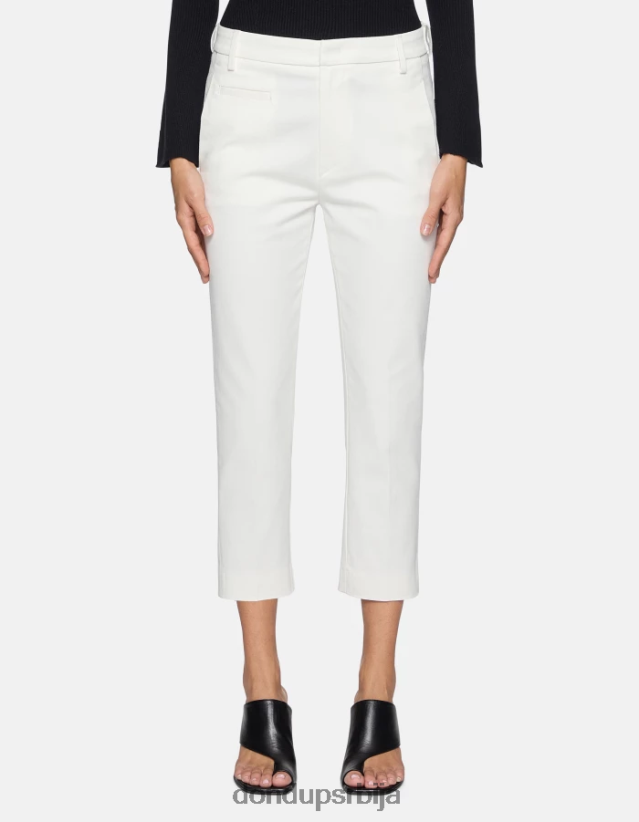 ариел памучне панталоне у облику шаргарепе Жене 662008202 бео DONDUP Одећа