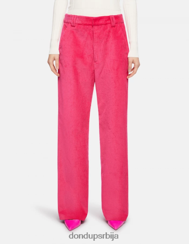 јоан широке сомотне панталоне Жене 662008131 орхидеја DONDUP Одећа јоан широке сомотне панталоне Жене 662008131 орхидеја DONDUP Одећа