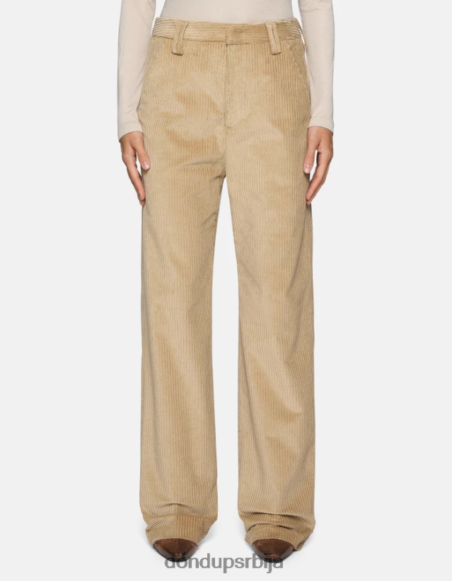 јоан широке сомотне панталоне Жене 662008132 лиевито DONDUP Одећа јоан широке сомотне панталоне Жене 662008132 лиевито DONDUP Одећа