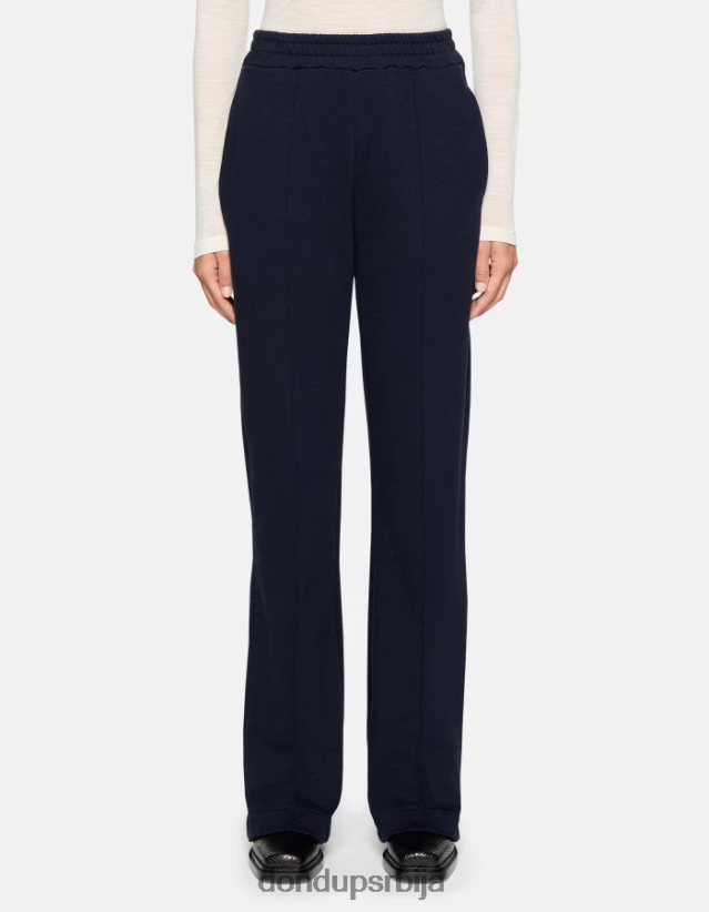 панталоне од флиса широких ногавица Жене 662008189 Морнарско плаво DONDUP Одећа