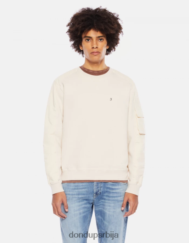 дуксерица нормалног кроја са округлим изрезом мушкарци 662008830 лиевито DONDUP Одећа дуксерица нормалног кроја са округлим изрезом мушкарци 662008830 лиевито DONDUP Одећа