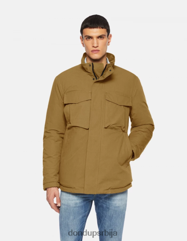 теренска јакна регуларног кроја од техничке тканине мушкарци 662008907 таупе DONDUP Одећа