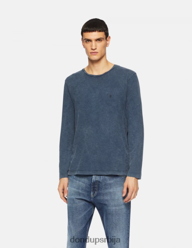 мајица од обичног дреса мушкарци 662008806 Морнарско плаво DONDUP Одећа